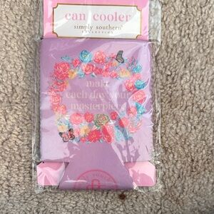 Simply Southern Lavender Floral Can Cooler